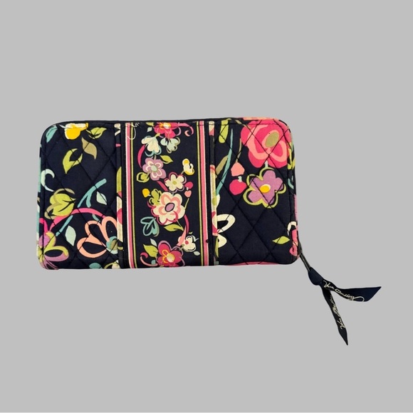 VERA BRADLEY Retired Ribbons Accordion Wallet - Picture 2 of 11